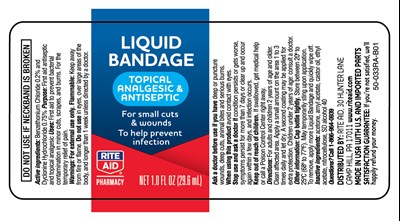 Liquid Bandage 2 - Rite Aid Liquid Bandage 1oz 50 033RA B01